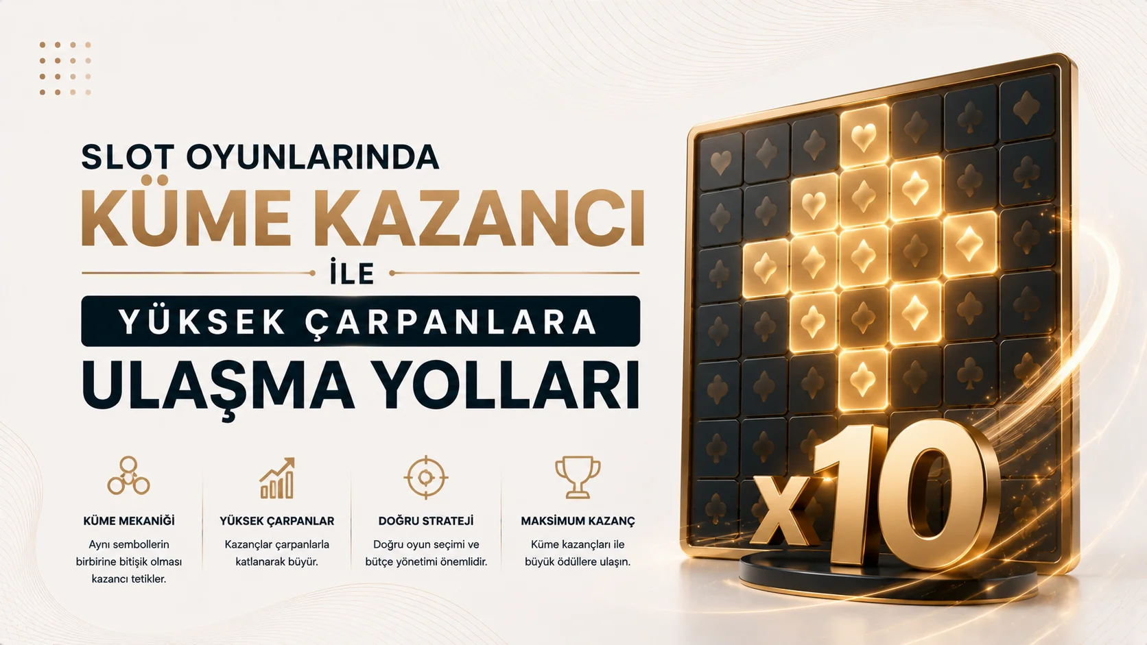 Slot Oyunlarında Küme Kazancı ile Yüksek Çarpanlara Ulaşma Yolları